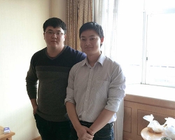 客户合影